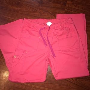 Pink scrub pants